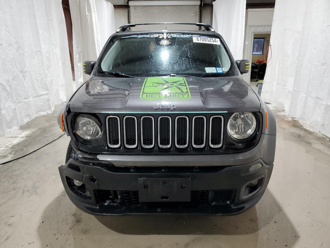 2016 Jeep Renegade VIN ZACCJBBT7GPE37592 Copart auction photo, front end damage thumbnail 5
