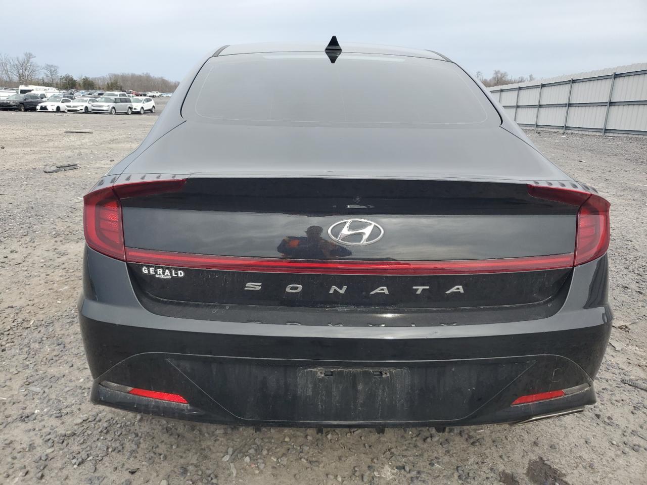 2022 Hyundai Sonata VIN KMHL64JA6NA170306 Copart auction photo, front end / side damage thumbnail 6