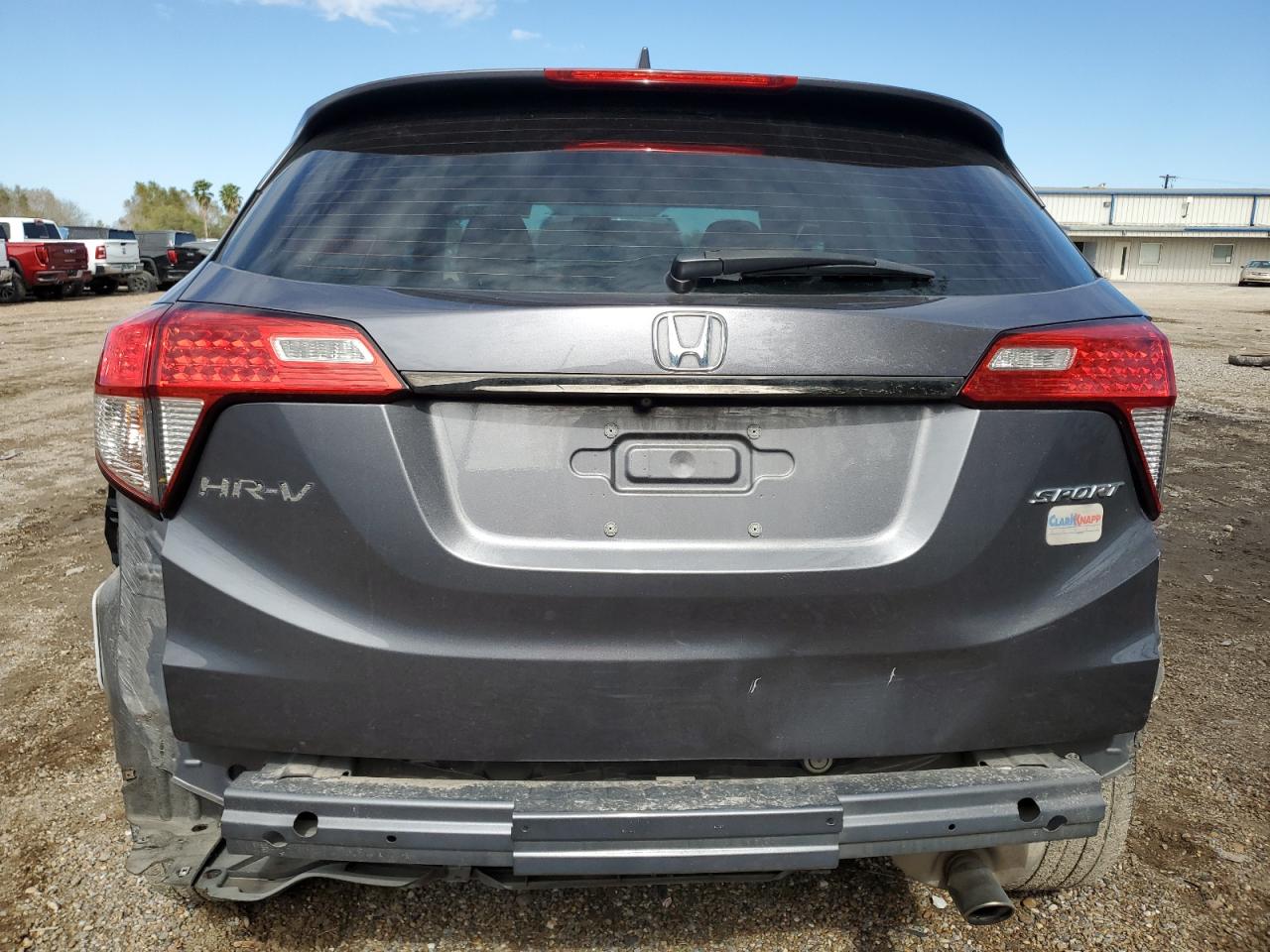 2019 Honda HR-V VIN 3CZRU5H12KG714372 Copart auction photo, rear end damage thumbnail 6