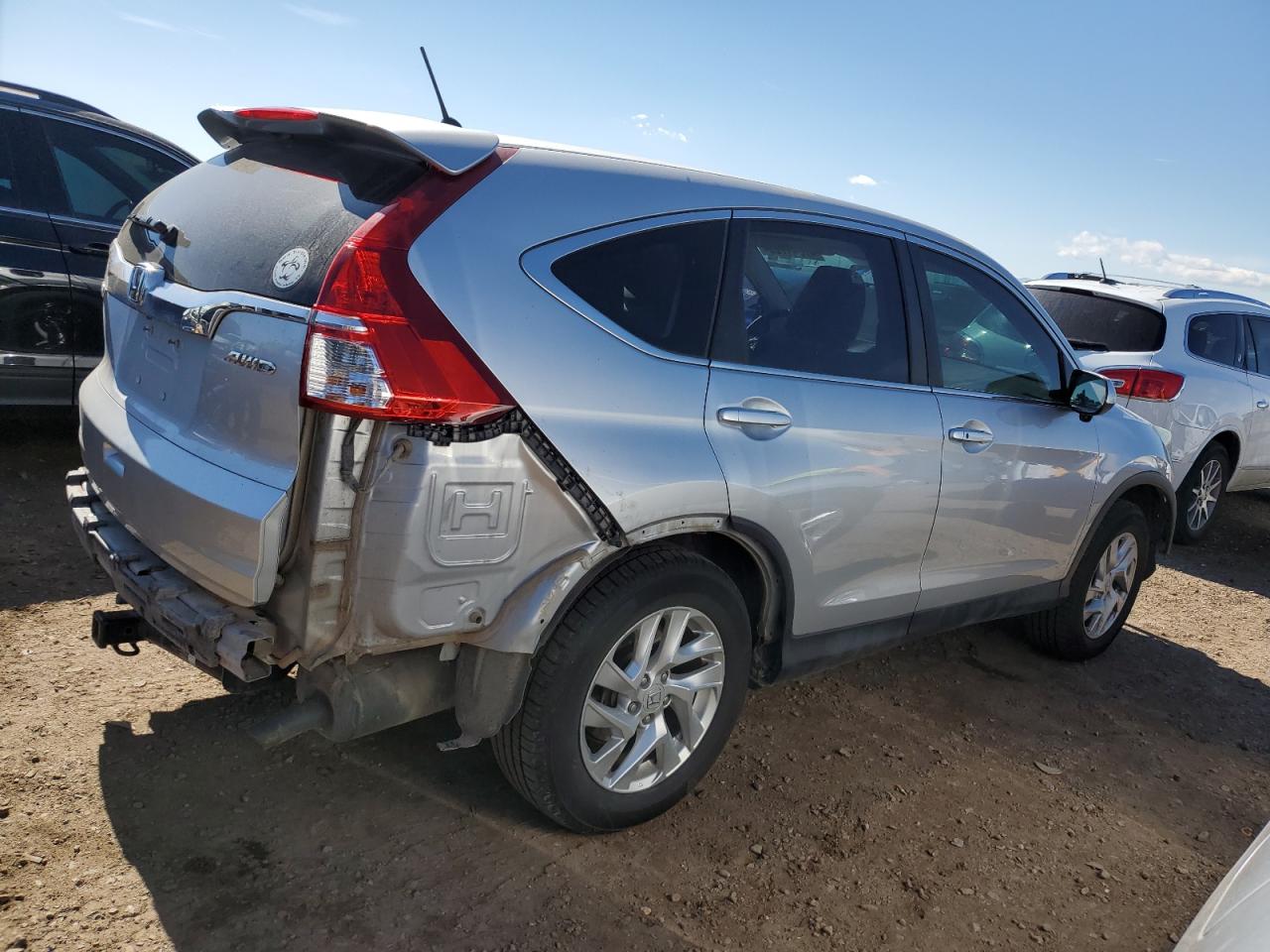 2015 Honda CR-V VIN 5J6RM4H51FL010699 Copart auction photo, all over damage thumbnail 3