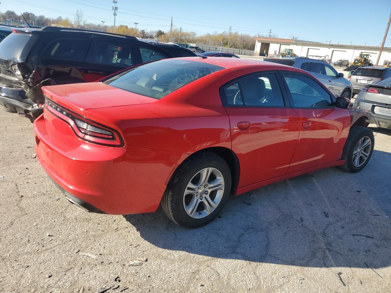 2021 Dodge Charger VIN 2C3CDXBG4MH539506 Copart auction photo, front end / minor dent/scratches damage thumbnail 3