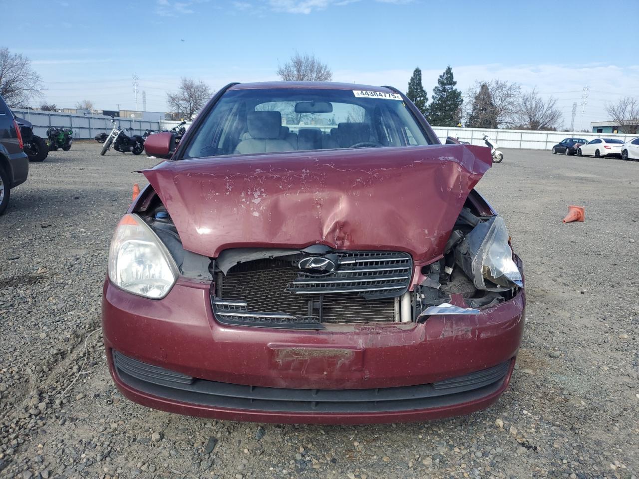 2011 Hyundai Accent VIN KMHCN4AC8BU534935 Copart auction photo, front end / rear end damage thumbnail 5