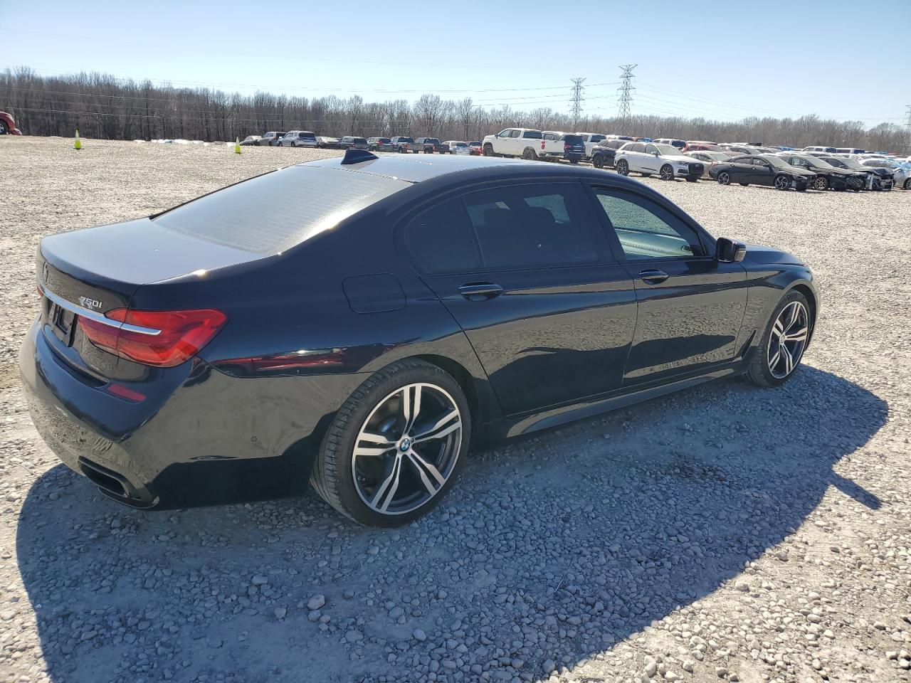 2016 BMW 7er VIN WBA7F0C57GGL99153 Copart auction photo, vandalism damage thumbnail 3