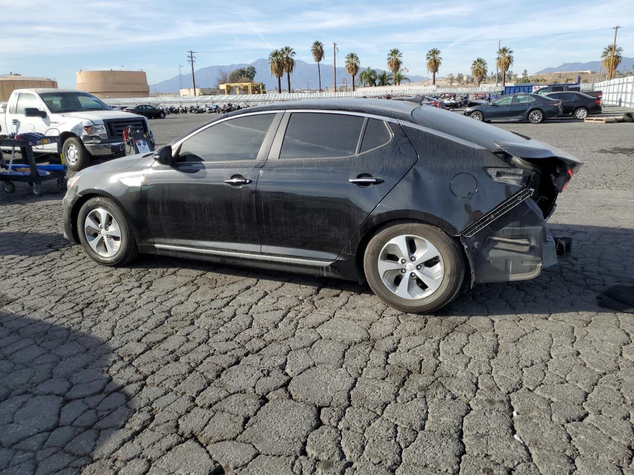 2014 KIA Optima VIN KNAGM4AD8E5067920 Copart auction photo, rear end damage thumbnail 2