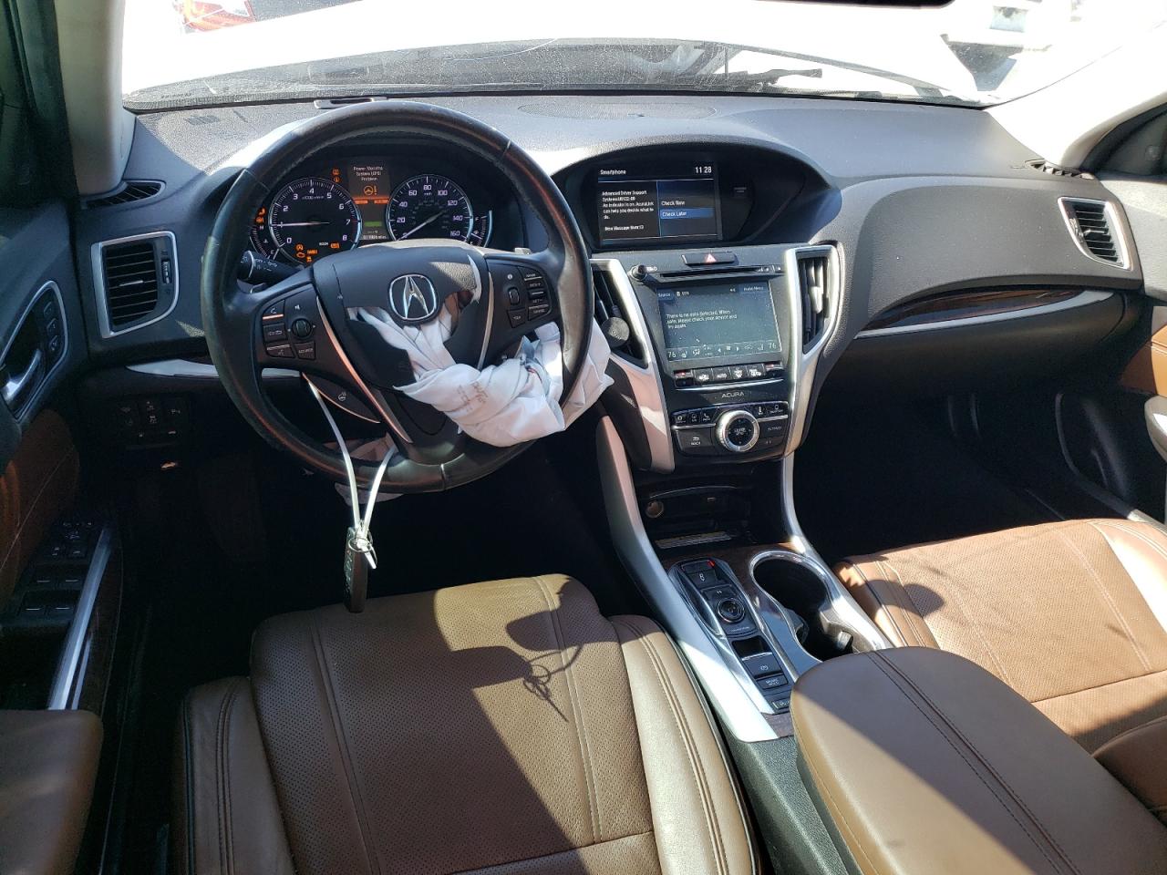 2020 Acura TLX VIN 19UUB3F86LA000062 Copart auction photo, front end damage thumbnail 8