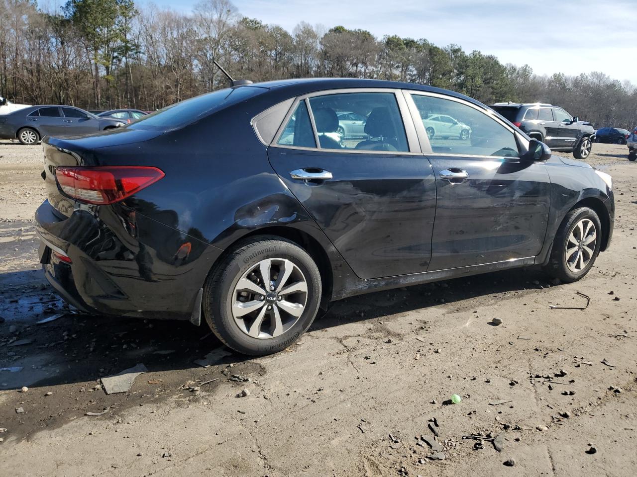 2022 KIA Rio VIN 3KPA24ADXNE476147 Copart auction photo, all over damage thumbnail 3