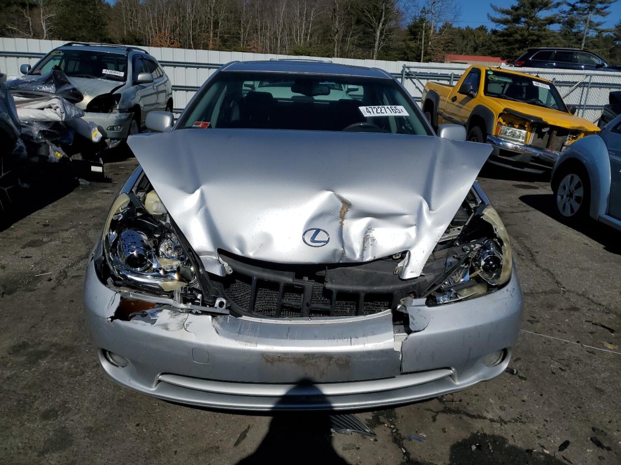 2006 Lexus ES VIN JTHBA30G665152010 Copart auction photo, front end / side damage thumbnail 5