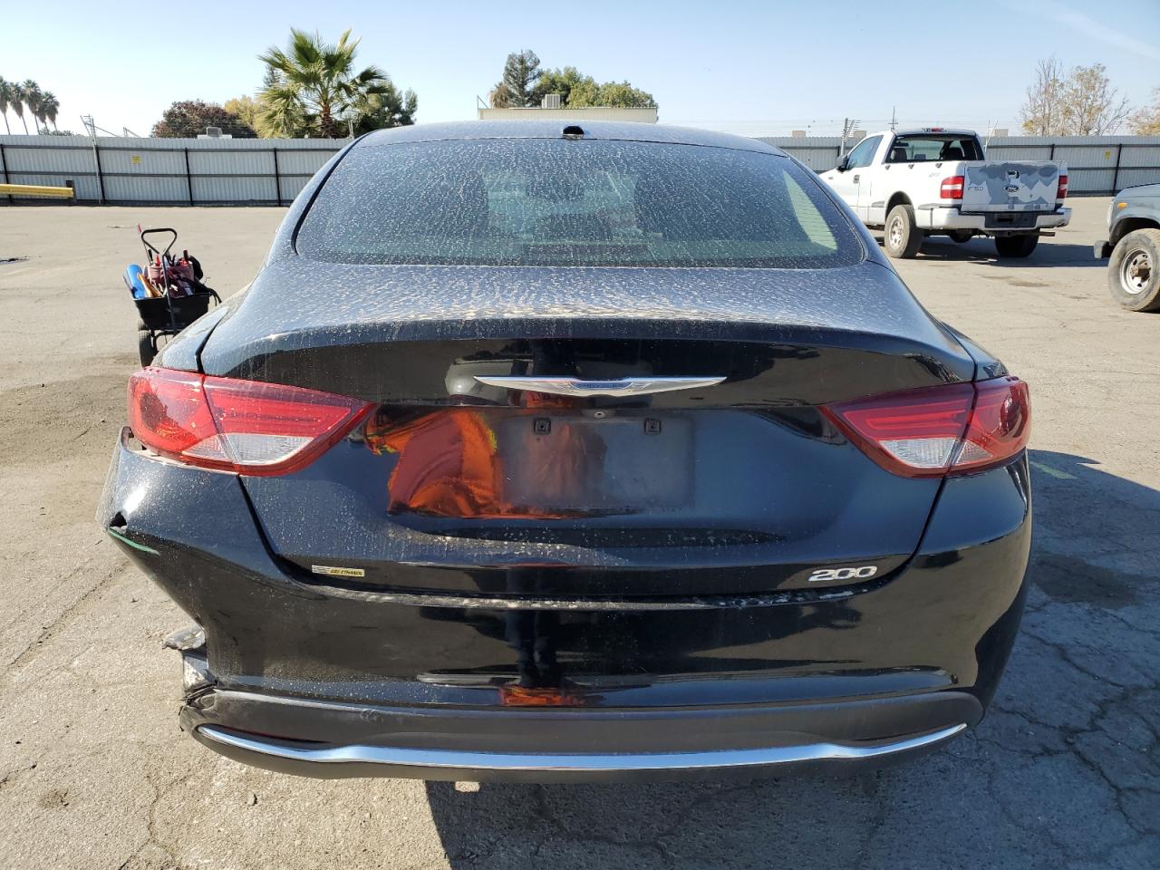 2015 Chrysler 200 VIN 1C3CCCAB9FN587126 Copart auction photo, all over damage thumbnail 6