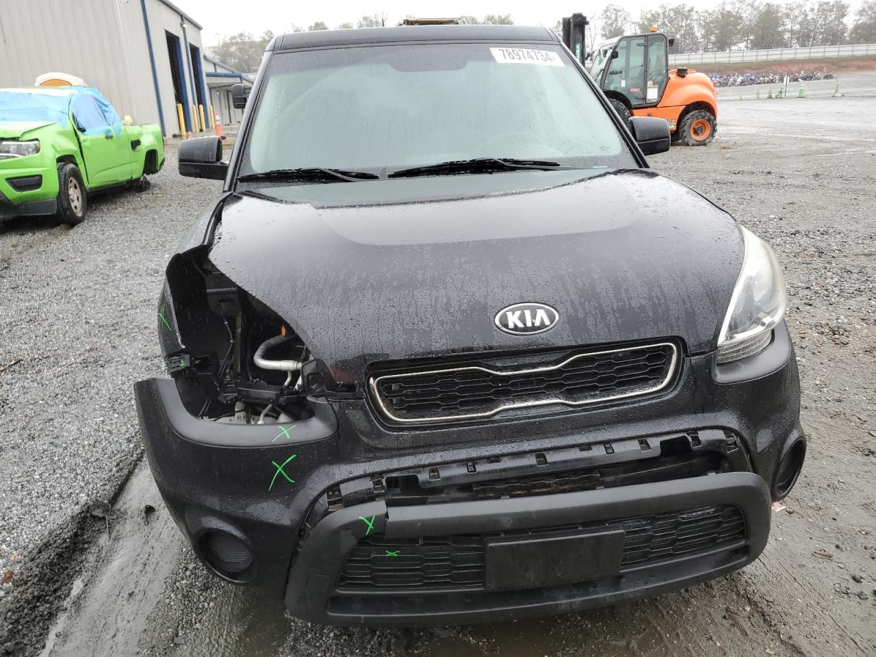 2013 KIA Soul VIN KNDJT2A59D7514928 Copart auction photo, front end damage thumbnail 5