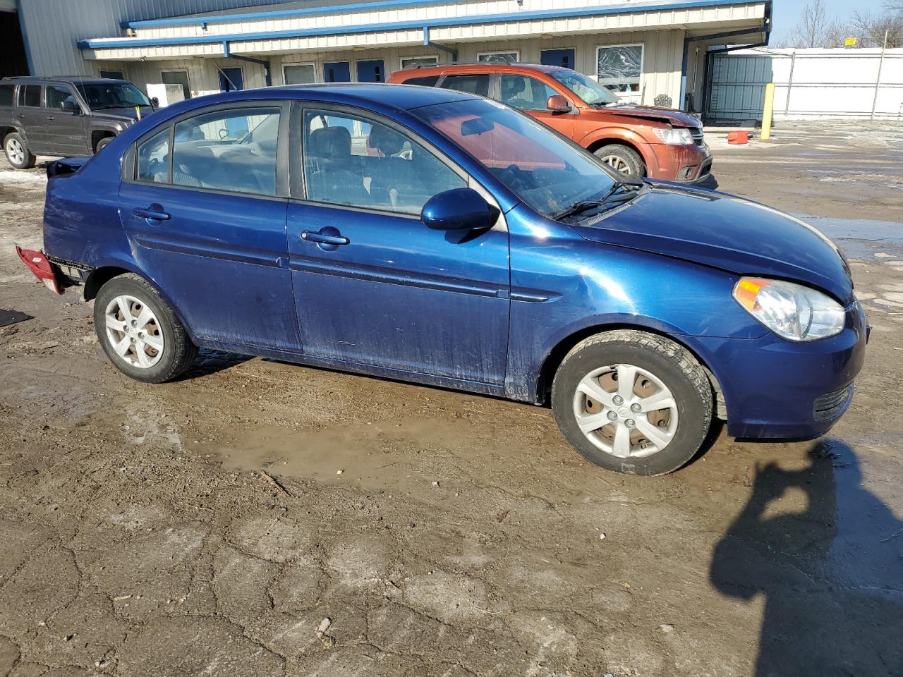 2008 Hyundai Accent VIN KMHCN46C58U278402 Copart auction photo, rear end / side damage thumbnail 4