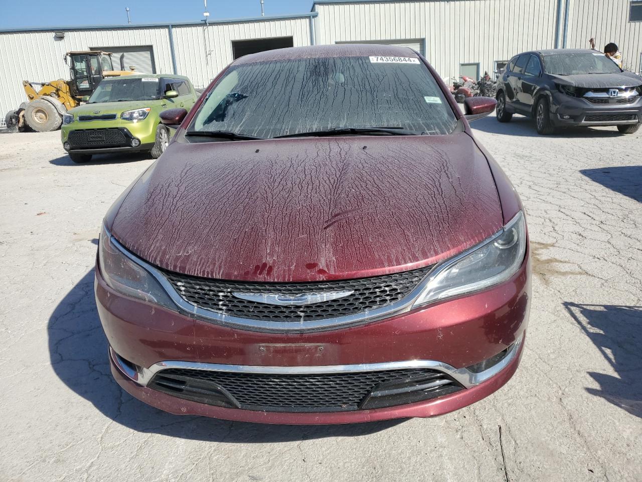 2015 Chrysler 200 VIN 1C3CCCAB4FN594078 Copart auction photo, rear end damage thumbnail 5