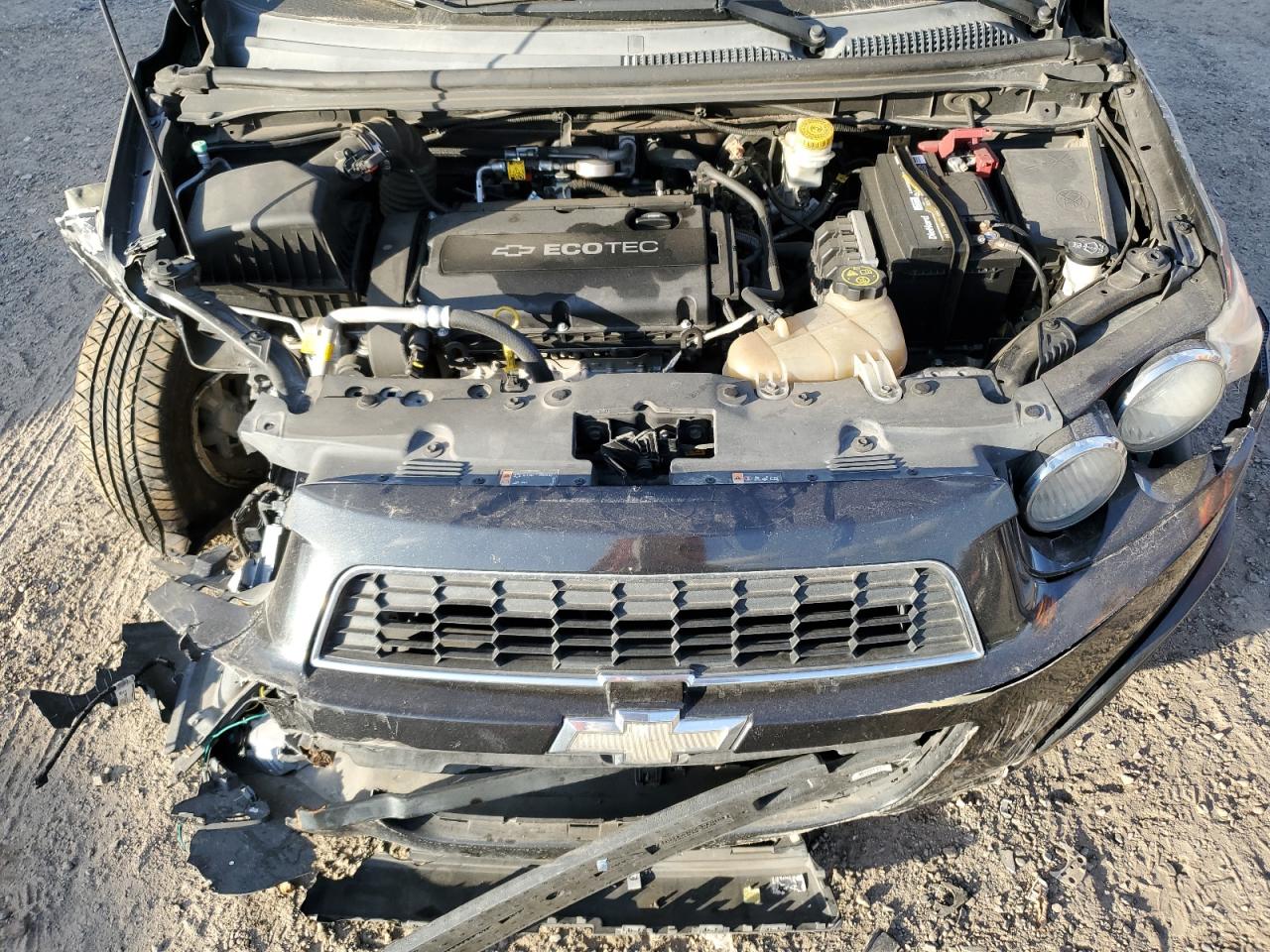 2013 Chevrolet Sonic VIN 1G1JC5SH0D4202842 Copart auction photo, front end damage thumbnail 11