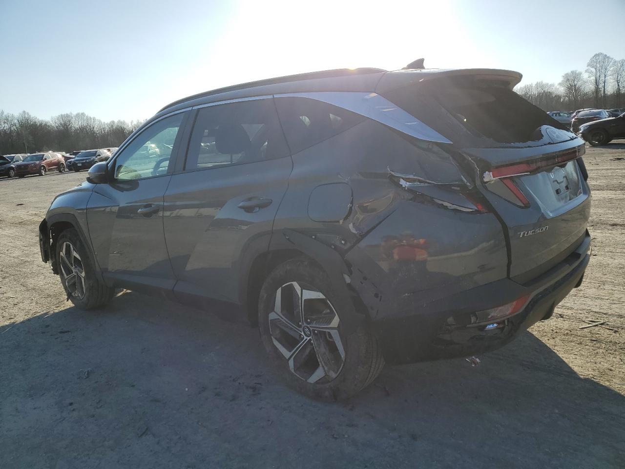 2024 Hyundai Tucson VIN 5NMJFCDE9RH407838 Copart auction photo, front end / rear end damage thumbnail 2
