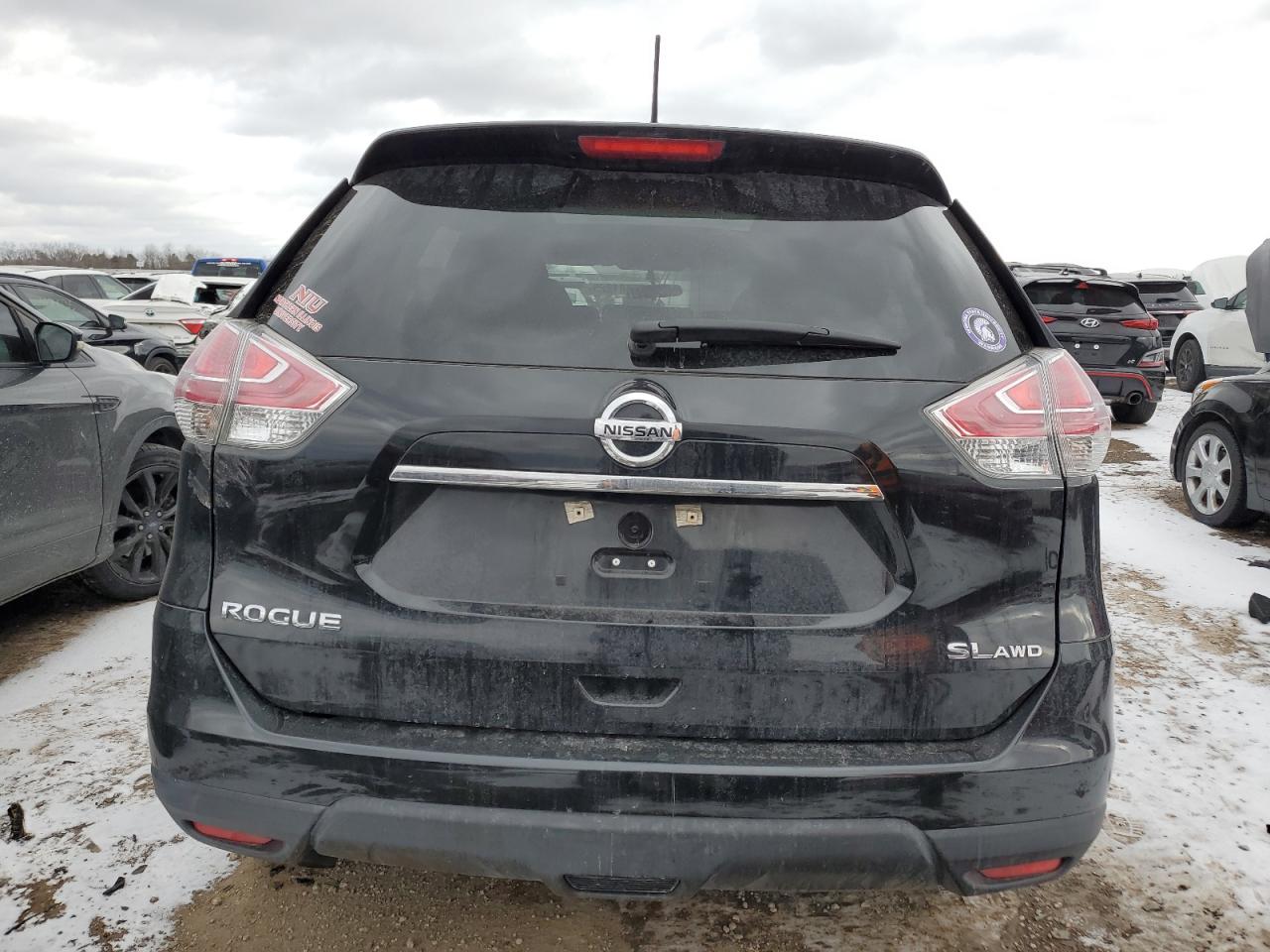 2016 Nissan Rogue VIN 5N1AT2MV5GC856203 Copart auction photo, front end damage thumbnail 6