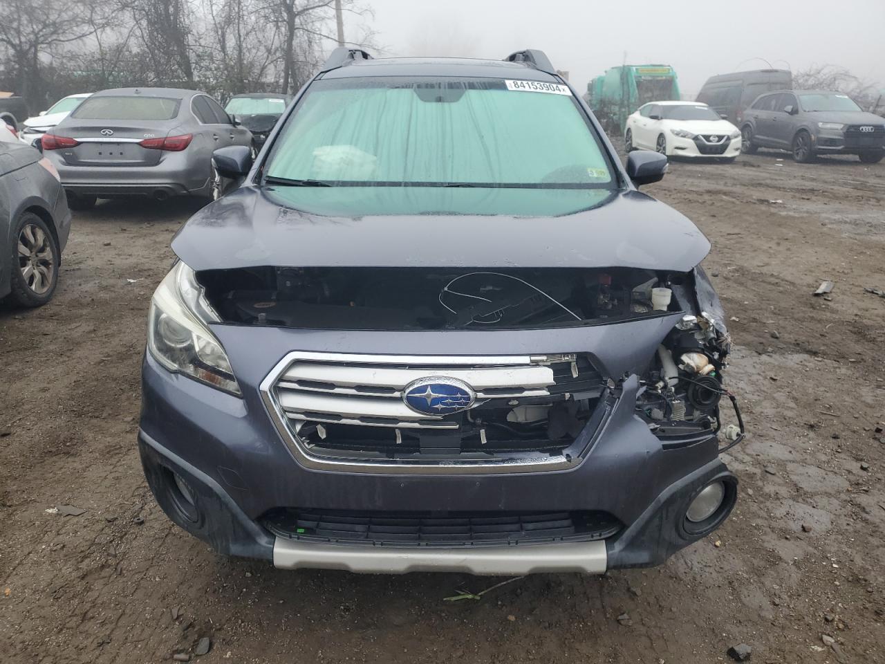 2016 Subaru Outback VIN 4S4BSANC0G3215619 Copart auction photo, front end / side damage thumbnail 5