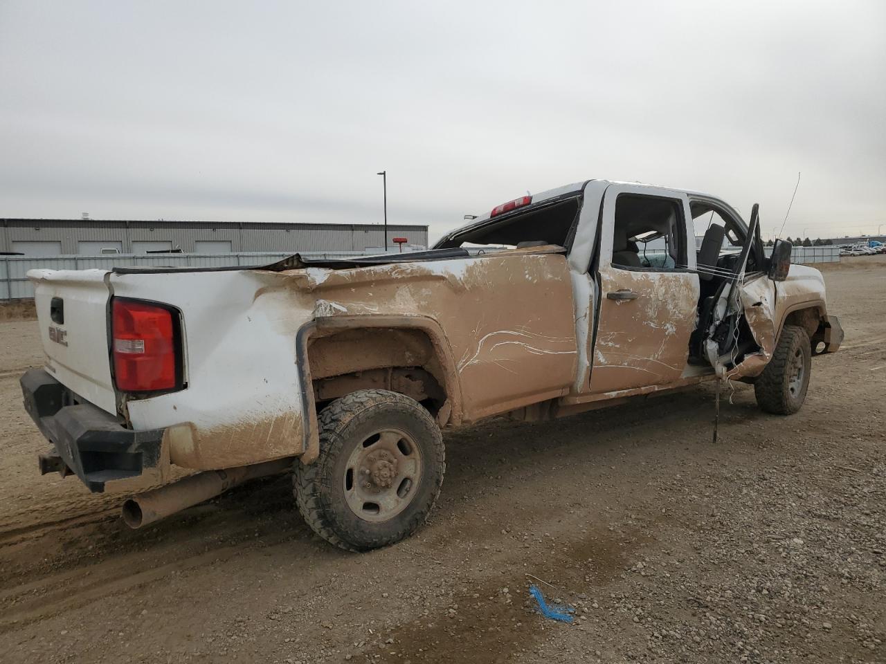 2016 GMC Sierra VIN 1GT42VC87GF135672 Copart auction photo, rollover damage thumbnail 3