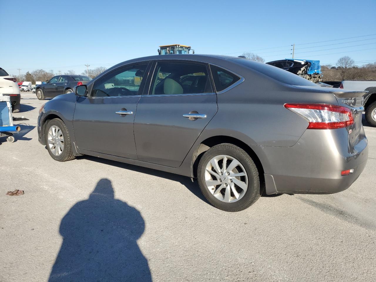 2015 Nissan Sentra VIN 3N1AB7AP9FY255606 Copart auction photo, undercarriage / front end damage thumbnail 2