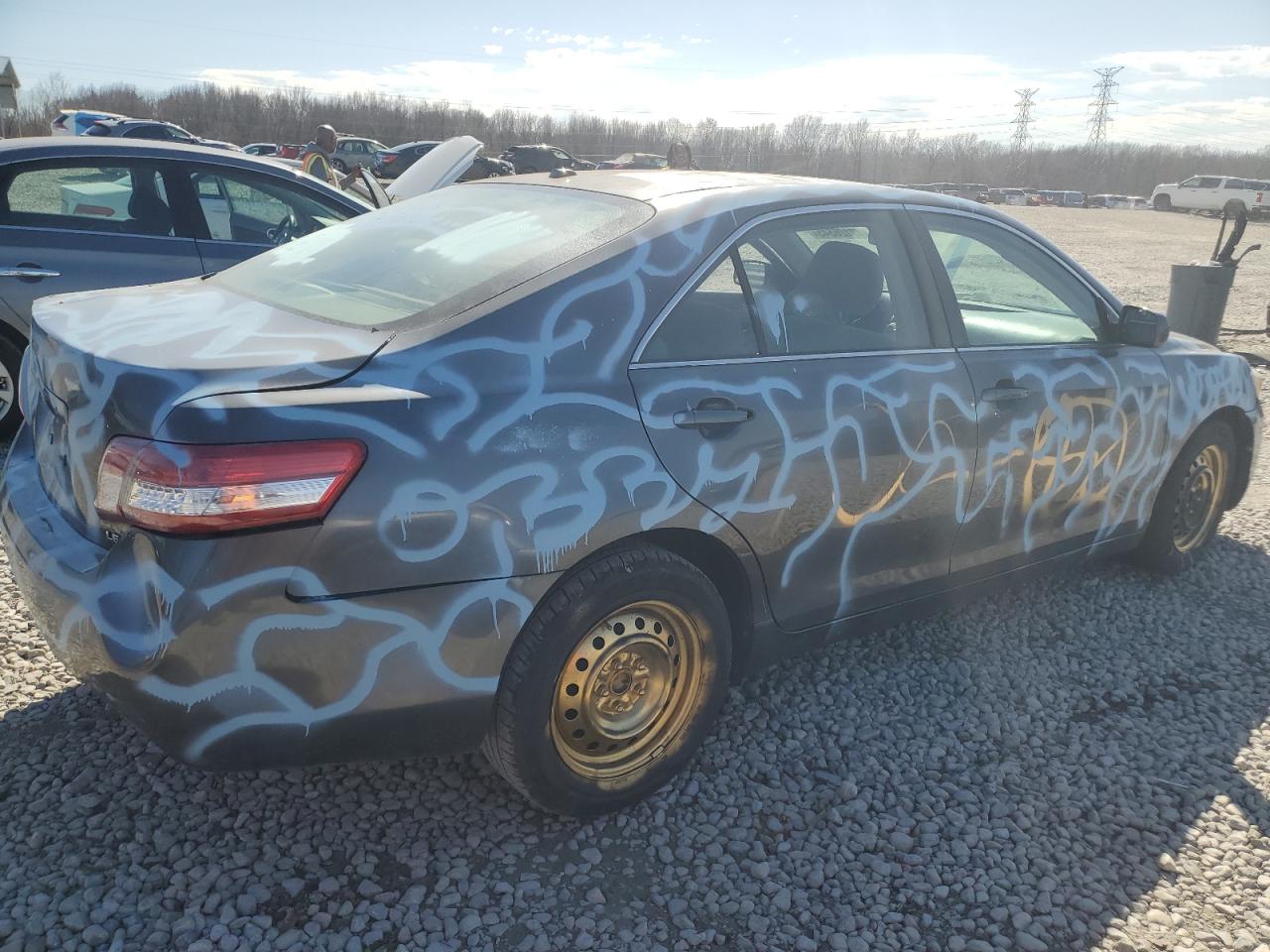 2010 Toyota Camry VIN 4T4BF3EK3AR012156 Copart auction photo, vandalism damage thumbnail 3
