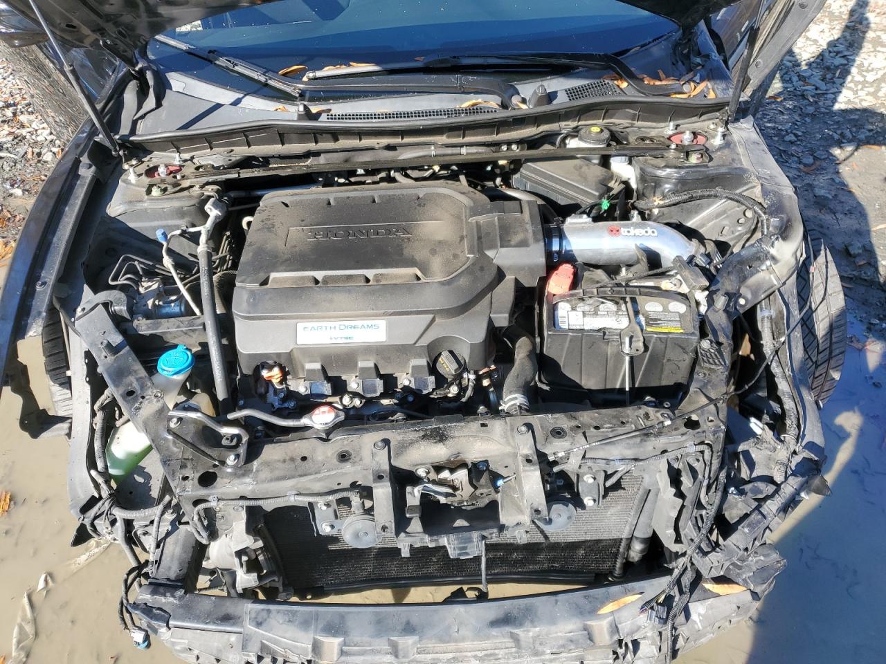2016 Honda Accord VIN 1HGCT2A83GA006157 Copart auction photo, front end damage thumbnail 11