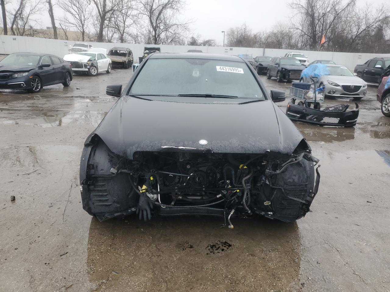 2014 Mercedes-Benz C-klasse VIN WDDGF8AB1EA955795 Copart auction photo, front end damage thumbnail 5