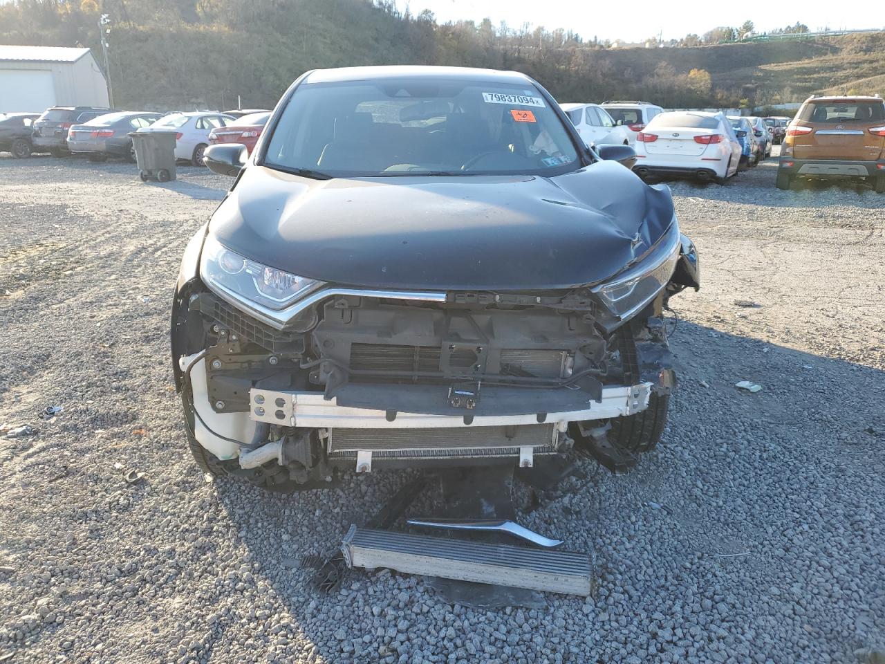 2018 Honda CR-V VIN 2HKRW2H85JH632735 Copart auction photo, front end damage thumbnail 5