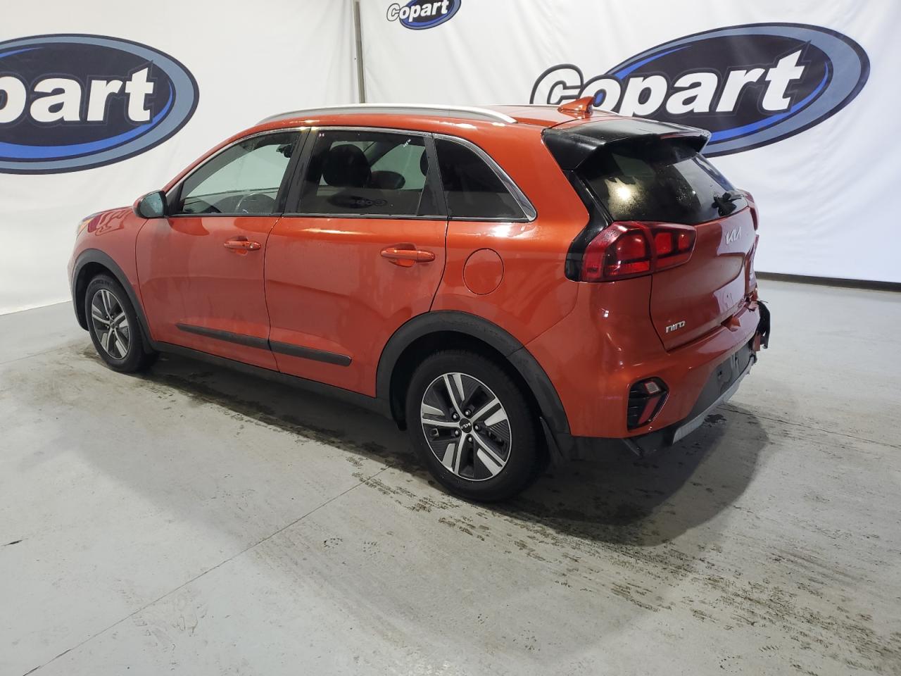 2022 KIA Niro VIN KNDCB3LC8N5504675 Copart auction photo, rear end / side damage thumbnail 2
