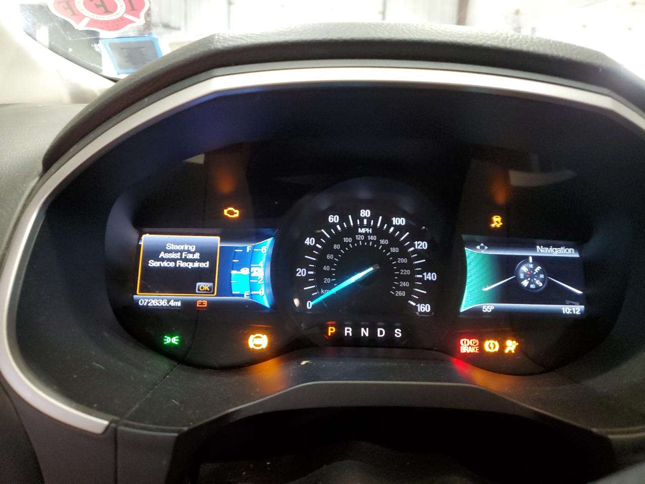 2017 Ford Edge VIN 2FMPK4J93HBB18918 Copart auction photo, front end damage thumbnail 9