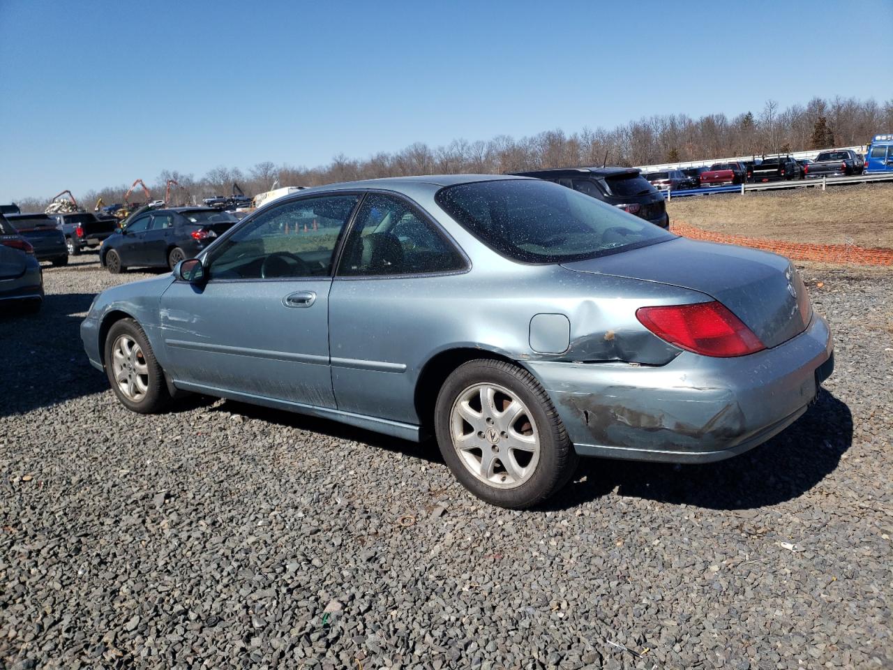1998 Acura CL VIN 19UYA2256WL007967 Copart auction photo, side / front end damage thumbnail 2