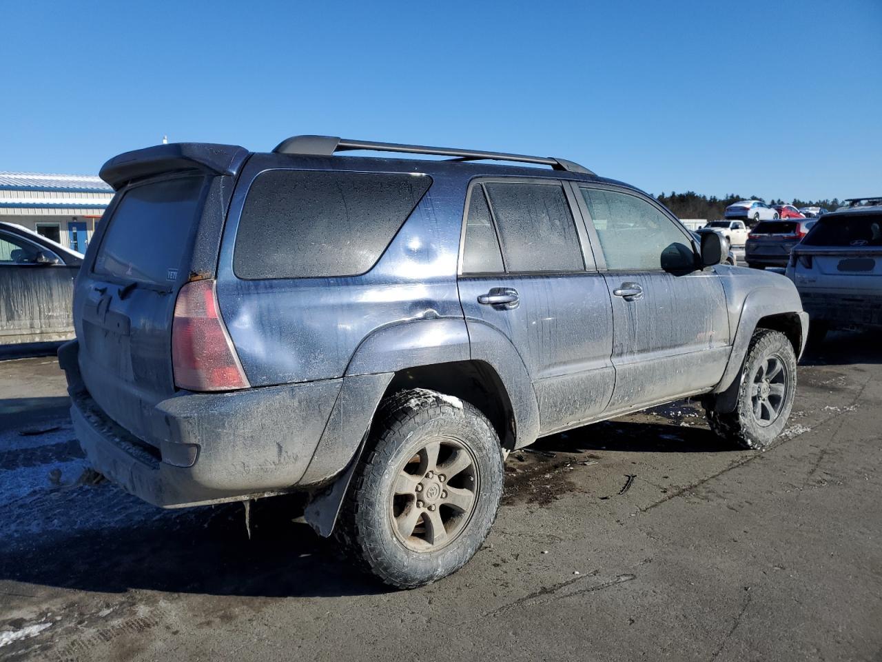 2003 Toyota 4Runner VIN JTEBU14R438009023 Copart auction photo, side / rear end damage thumbnail 3