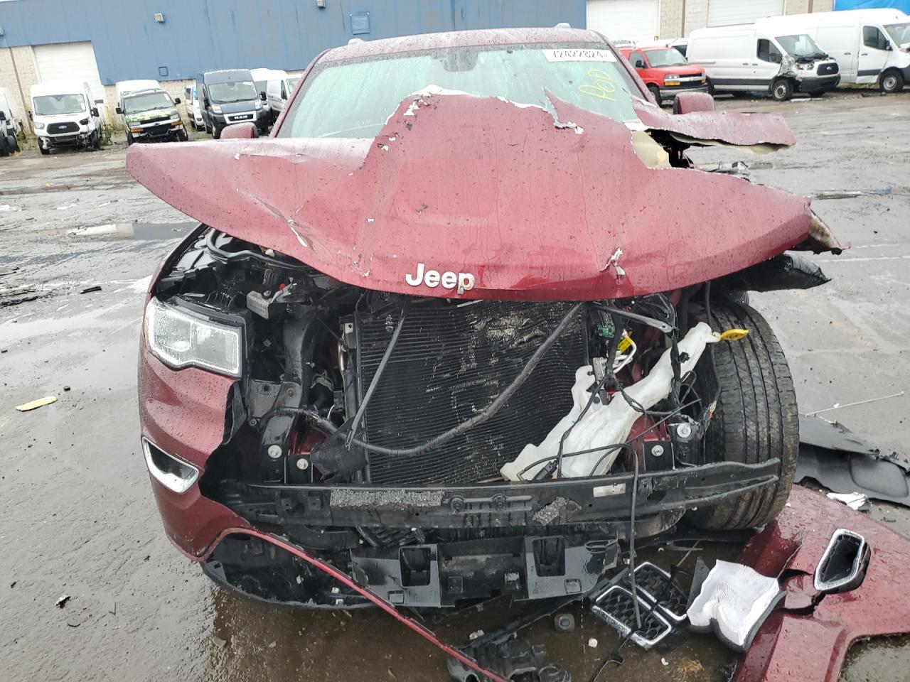 2018 Jeep Grand Cherokee VIN 1C4RJFAG2JC287490 Copart auction photo, front end damage thumbnail 5