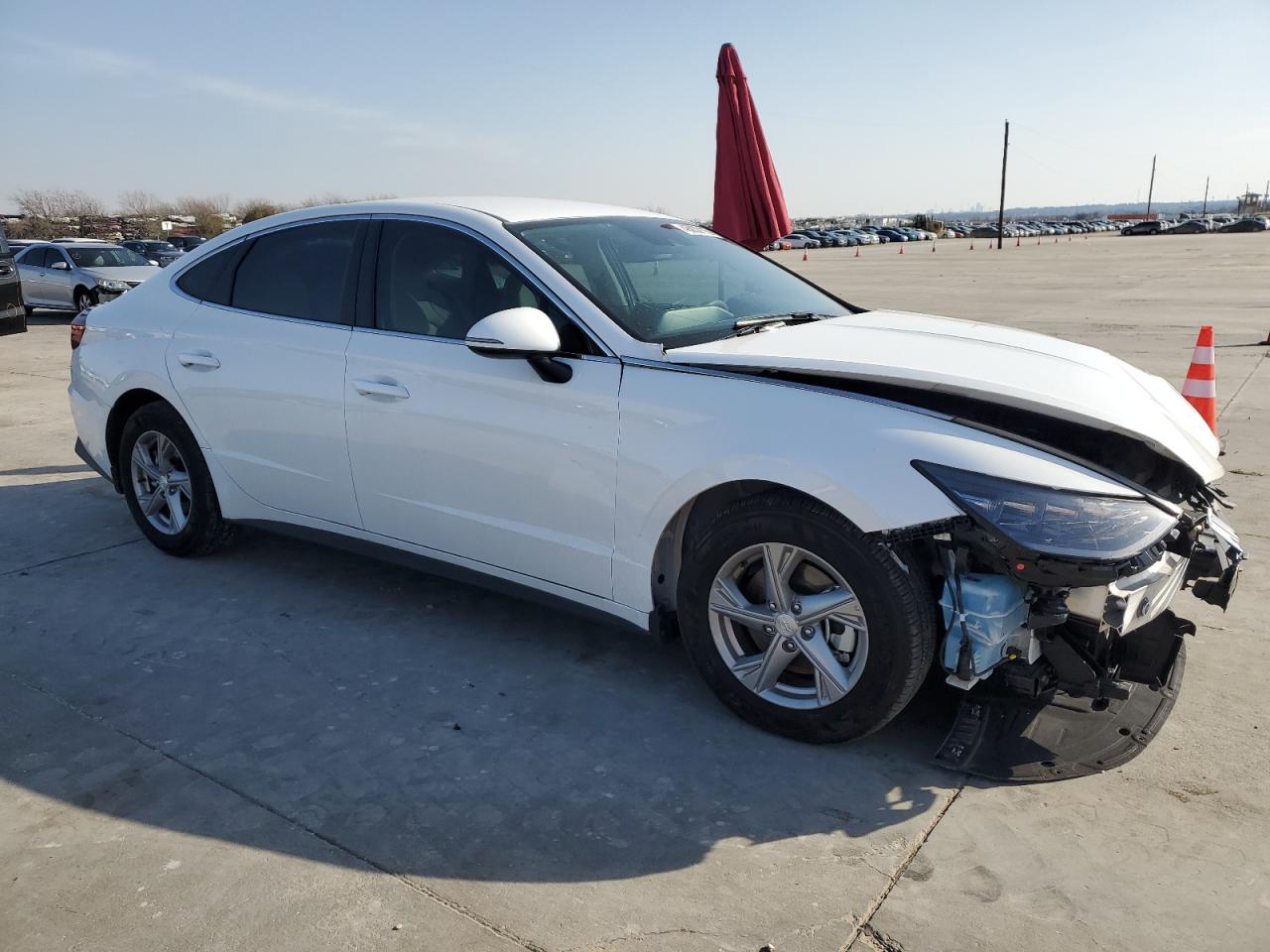 2023 Hyundai Sonata VIN KMHL24JAXPA344716 Copart auction photo, front end damage thumbnail 4