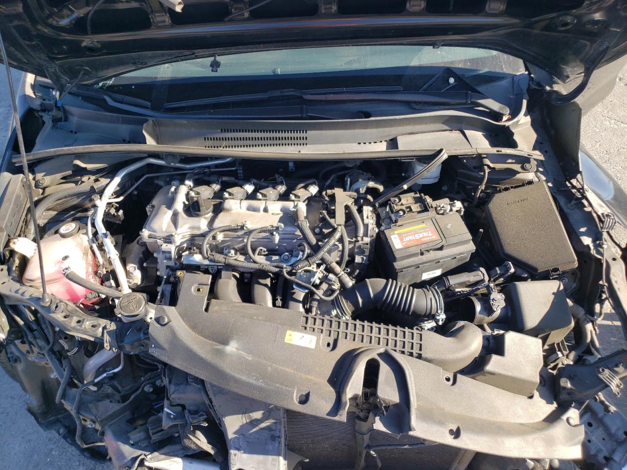 2020 Toyota Corolla VIN 5YFEPRAE3LP102810 Copart auction photo, front end / rear end damage thumbnail 11