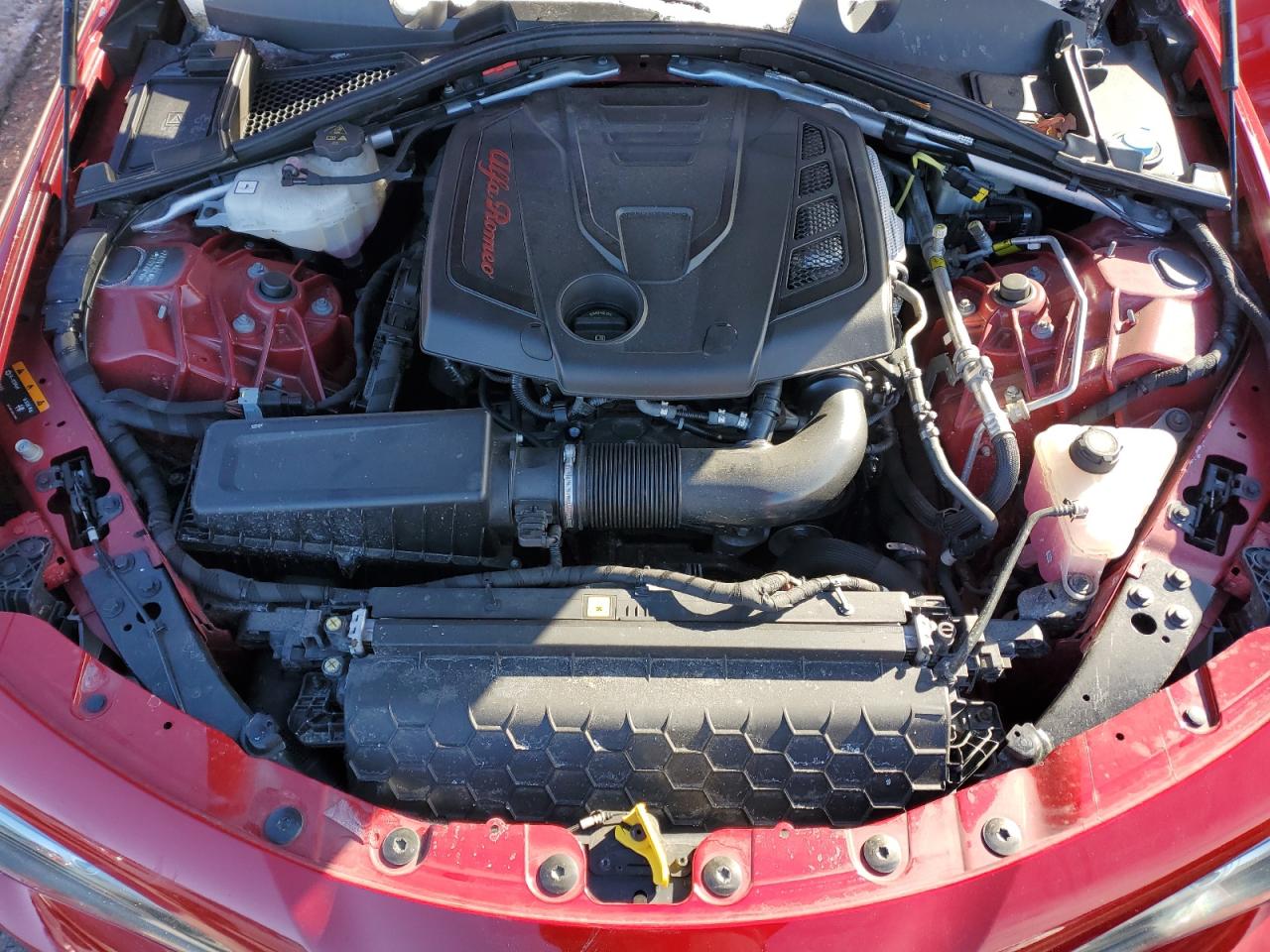 2018 Alfa Romeo Giulia VIN ZARFAEEN3J7572218 Copart auction photo, rear end damage thumbnail 11
