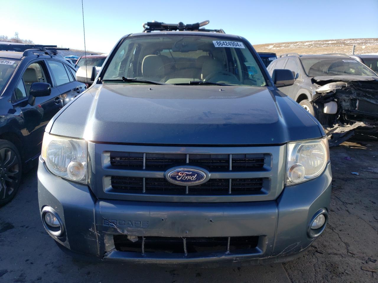 2010 Ford Escape VIN 1FMCU4K31AKC31166 Copart auction photo, front end / side damage thumbnail 5