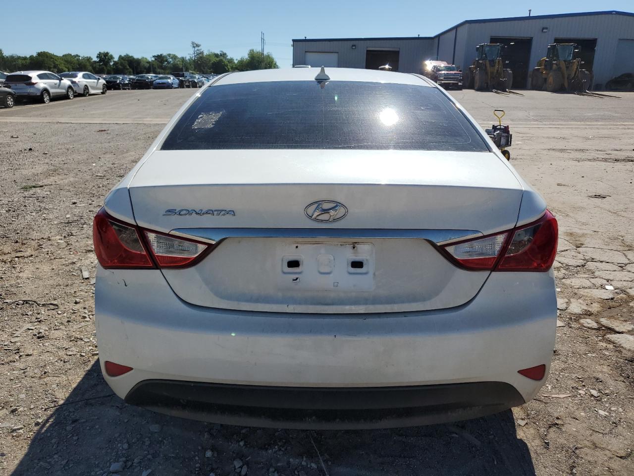2014 Hyundai Sonata VIN 5NPEB4AC5EH857487 Copart auction photo, side / front end damage thumbnail 6