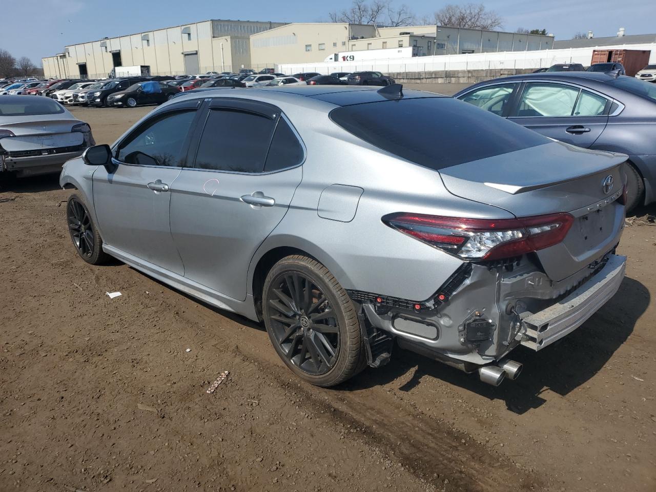 2021 Toyota Camry VIN 4T1K61AK5MU531993 Copart auction photo, front end / rear end damage thumbnail 2
