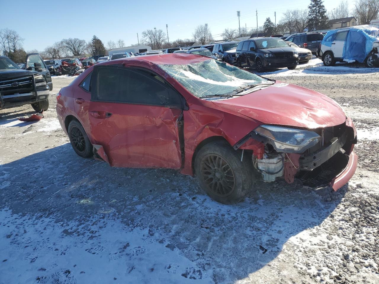 2016 Toyota Corolla VIN 2T1BURHE5GC552434 Copart auction photo, rollover damage thumbnail 4