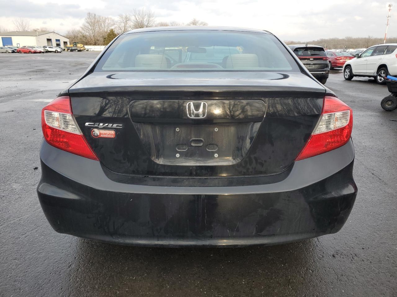 2012 Honda Civic VIN 19XFB2F58CE319743 Copart auction photo, front end damage thumbnail 6