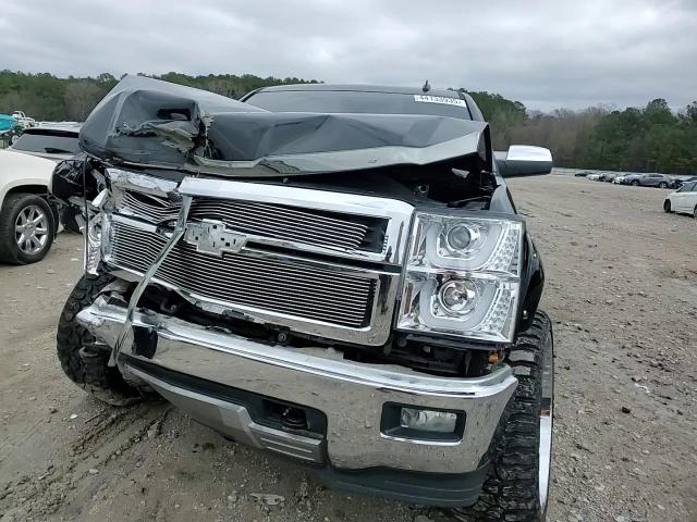 2014 Chevrolet Silverado VIN 3GCUKREC9EG328796 Copart auction photo, front end / side damage thumbnail 11