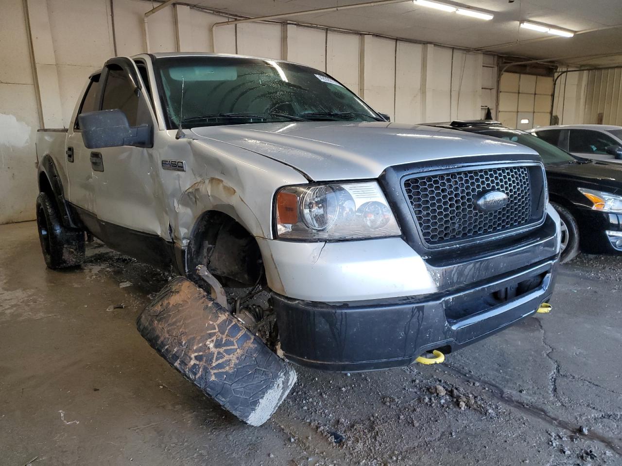 2008 Ford F-150 VIN 1FTRW14W38FB74728 Copart auction photo, side / front end damage thumbnail 4