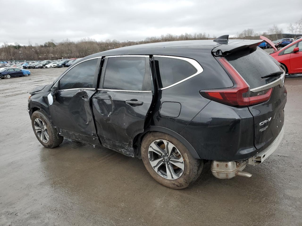 2020 Honda CR-V VIN 2HKRW2H25LH647203 Copart auction photo, front end / side damage thumbnail 2