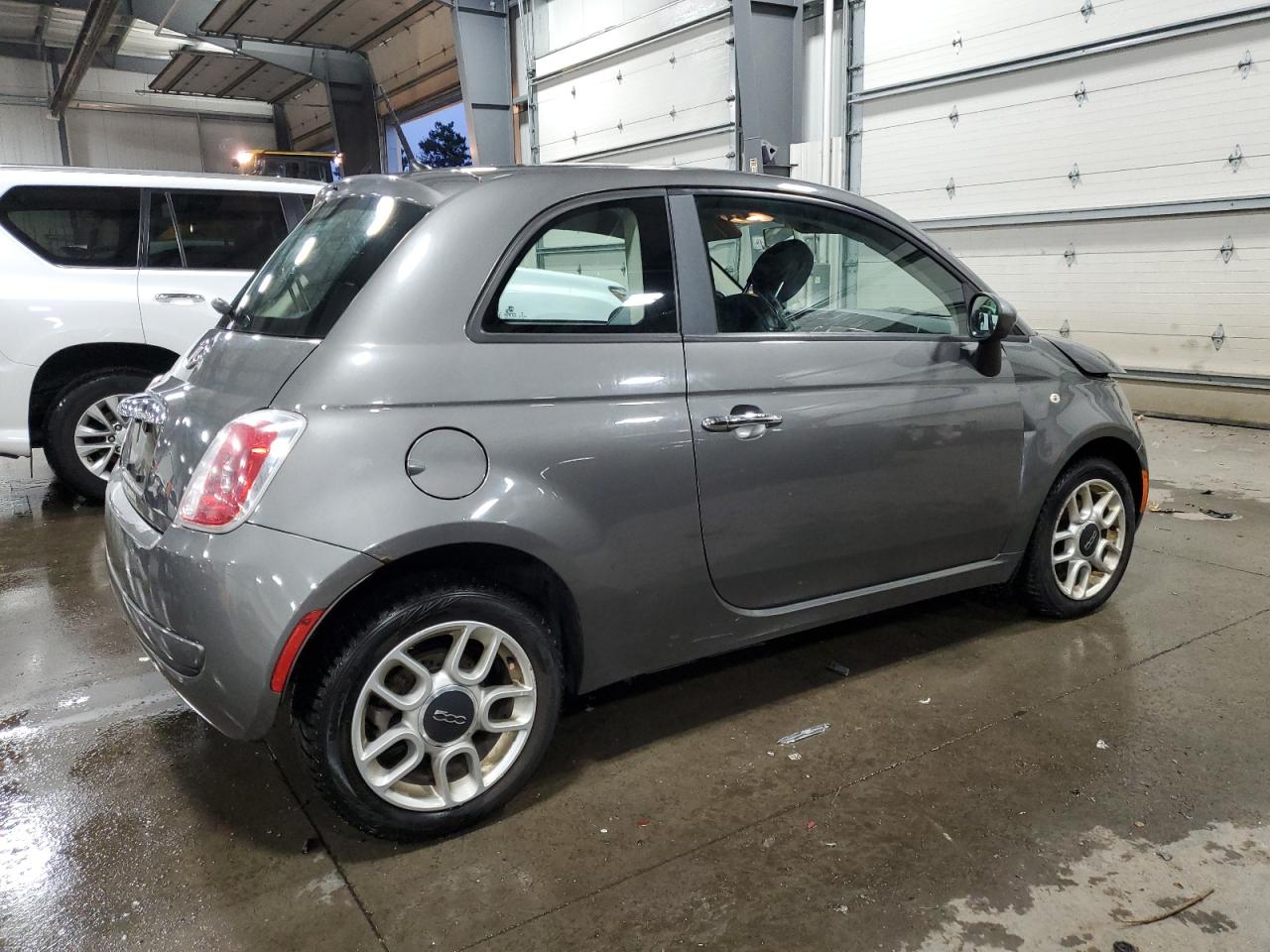 2013 Fiat 500 VIN 3C3CFFARXDT654819 Copart auction photo, front end damage thumbnail 3
