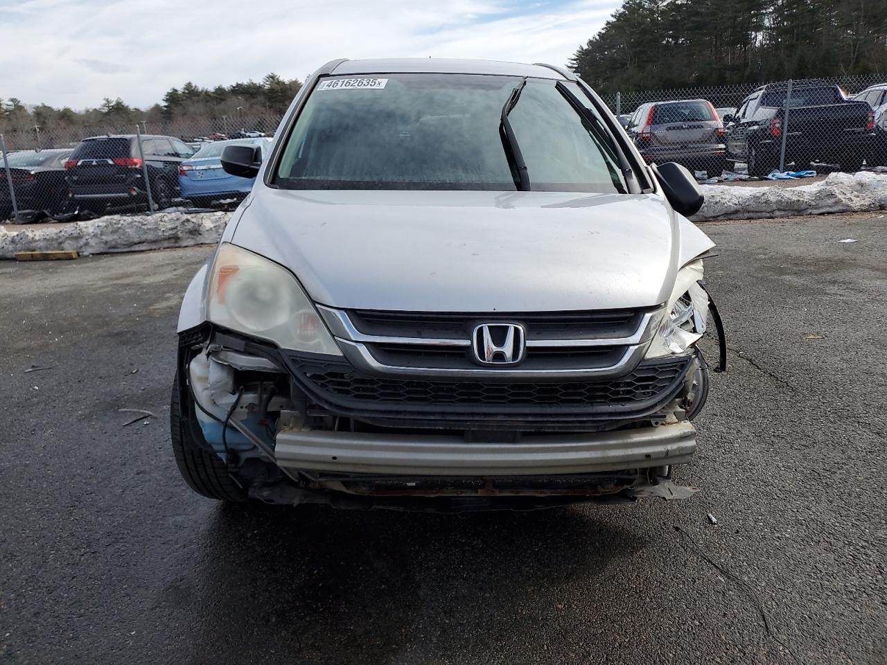 2011 Honda CR-V VIN 5J6RE4H4XBL050861 Copart auction photo, front end / side damage thumbnail 5