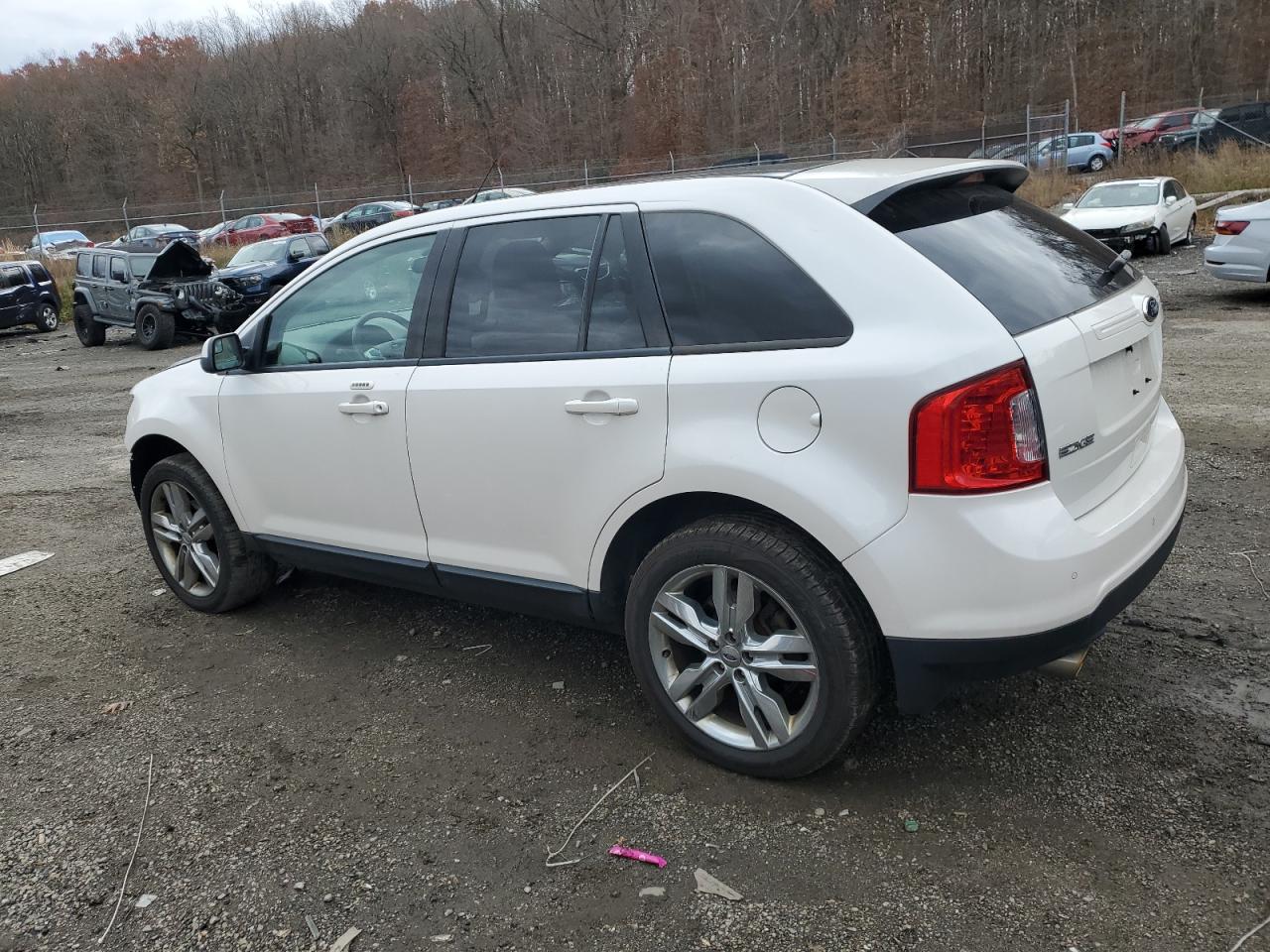 2014 Ford Edge VIN 2FMDK4JC4EBA15890 Copart auction photo, front end damage thumbnail 2