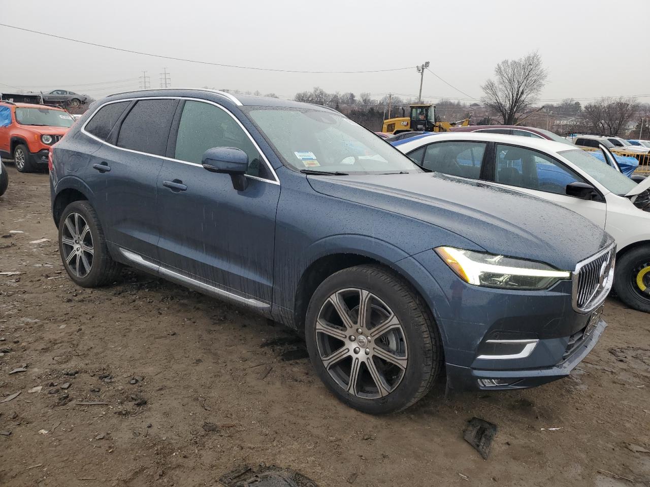 2021 Volvo XC60 VIN YV4102RL1M1886615 Copart auction photo, side damage thumbnail 4