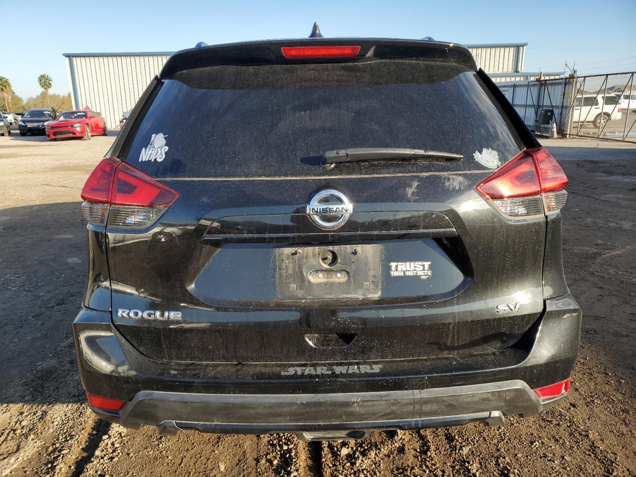 2017 Nissan Rogue VIN 5N1AT2MT9HC770036 Copart auction photo, front end / all over damage thumbnail 6