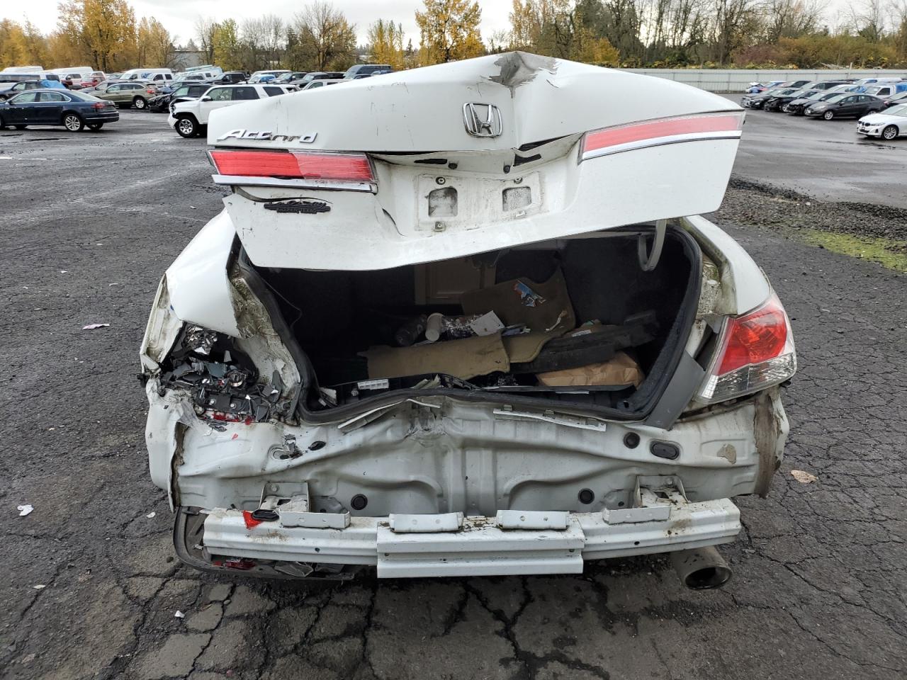 2012 Honda Accord VIN 1HGCP2F3XCA085631 Copart auction photo, rear end / front end damage thumbnail 6