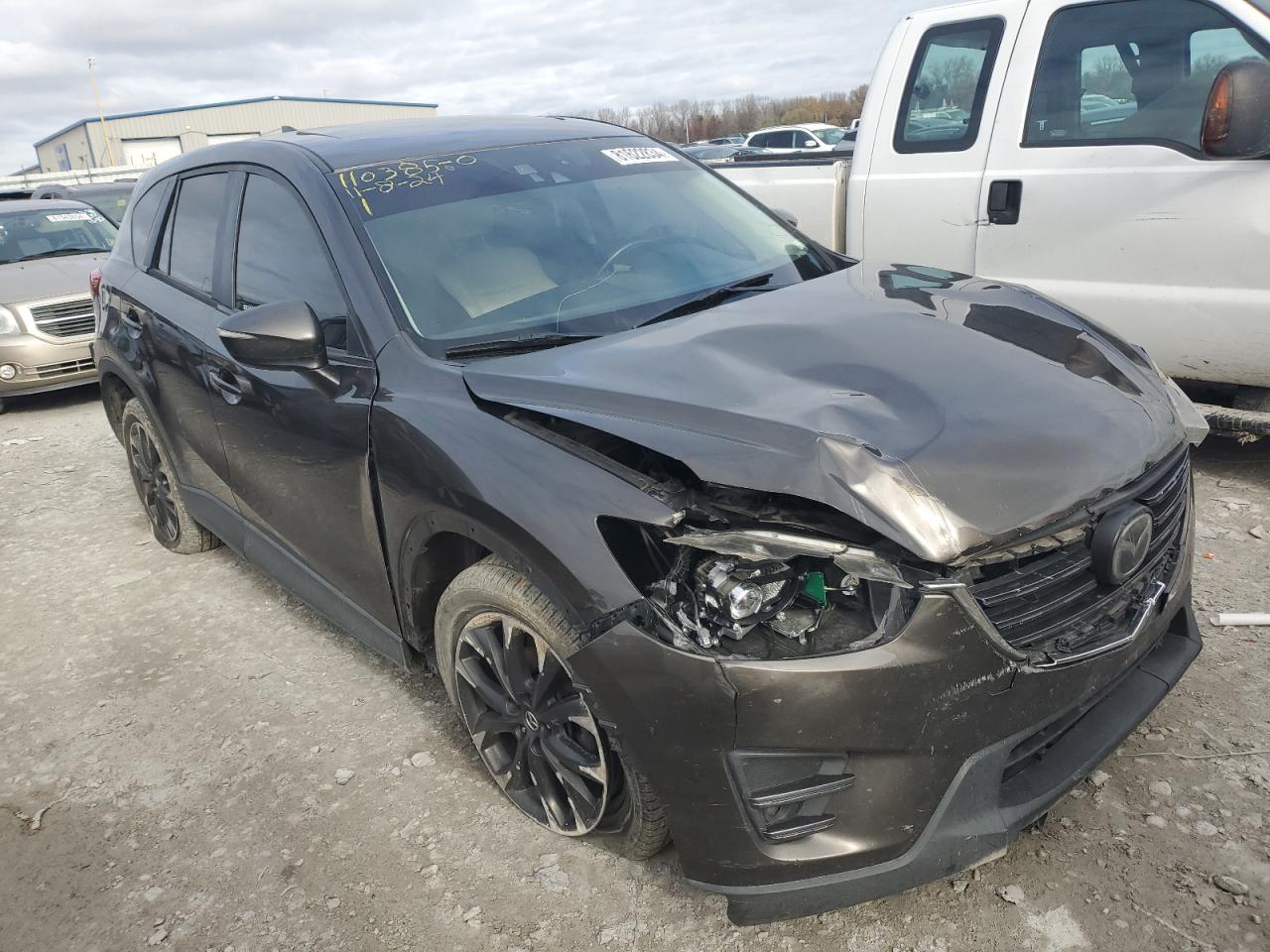 2016 Mazda CX-5 VIN JM3KE4DY9G0808544 Copart auction photo, front end damage thumbnail 4