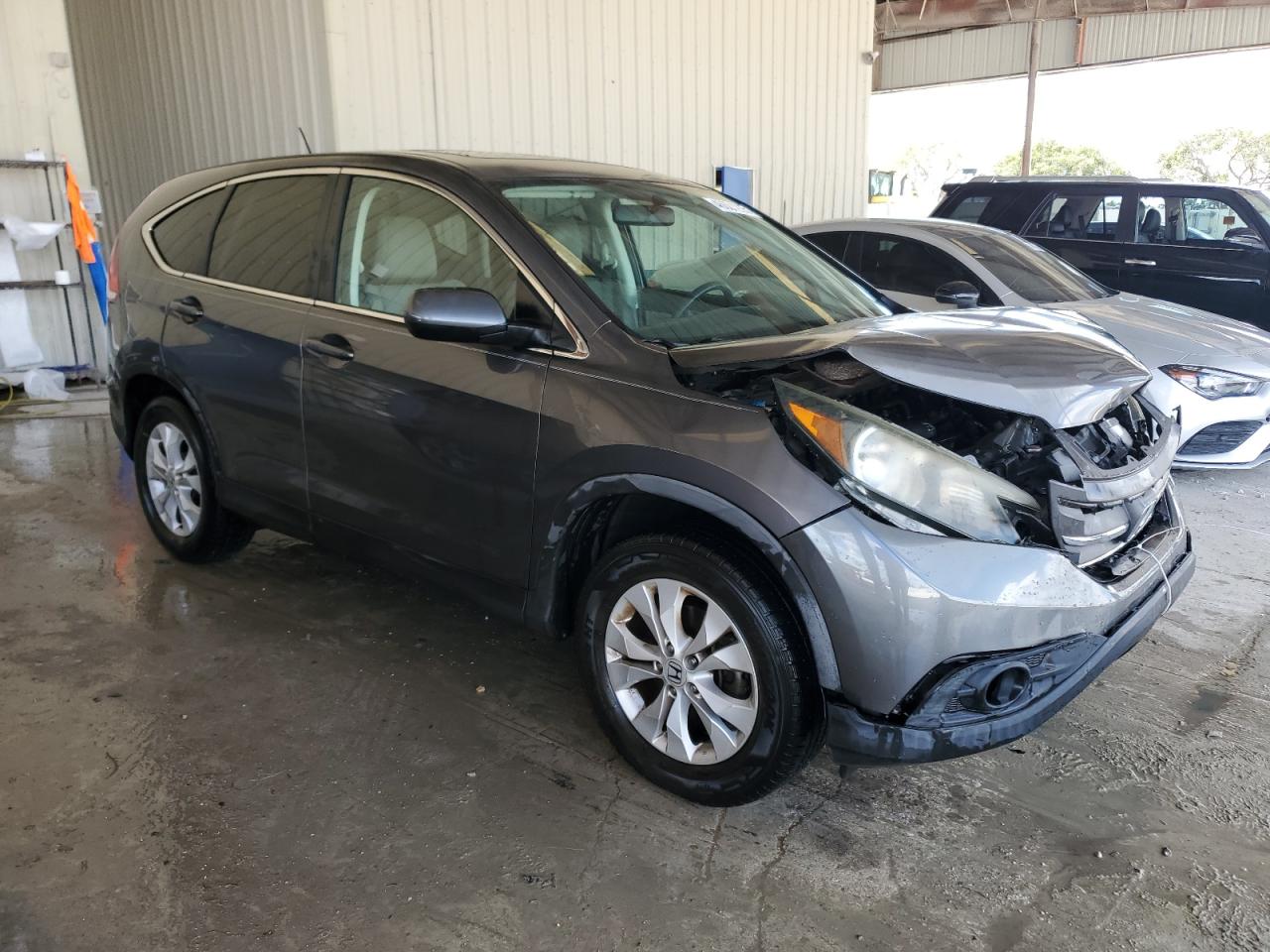 2014 Honda CR-V VIN 2HKRM3H58EH500852 Copart auction photo, front end damage thumbnail 4
