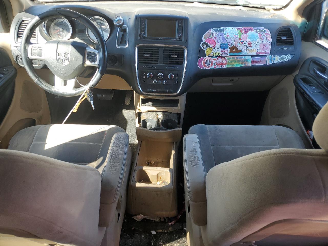 2014 Dodge Caravan VIN 2C4RDGBG8ER151762 Copart auction photo, undercarriage damage thumbnail 8